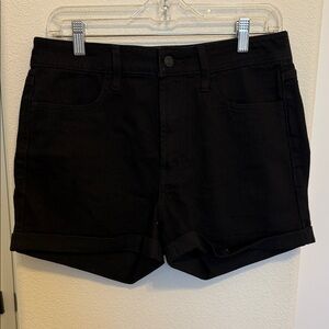 Old Navy Women's Dark Black Jean Shorts